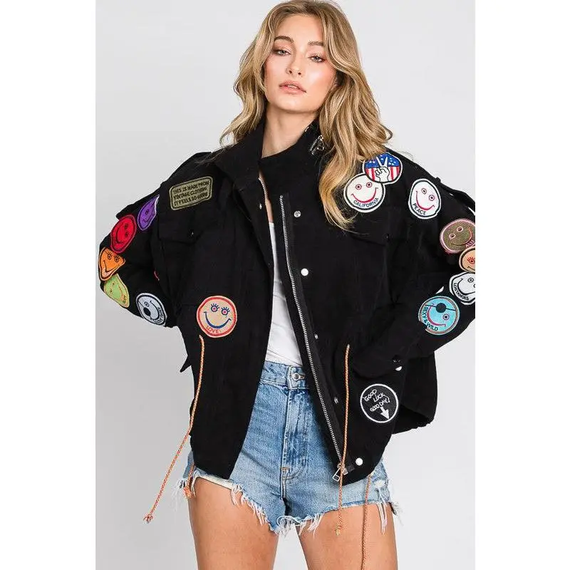 Smile Patch Jackets Smile Patch Jackets