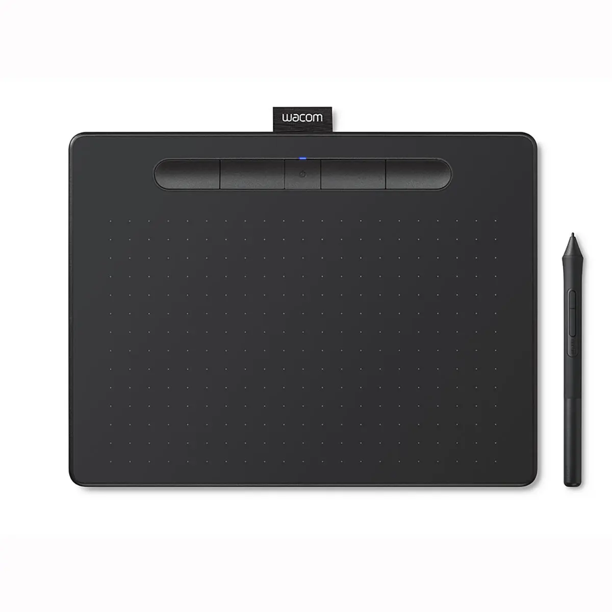 Wacom Intuos Bluetooth Digital Writing & Drawing Pad - Medium, Black, 4096 Levels Pen Pressure Creative Device, Intuos Tablet for Electronics & Education Use, Medium Size