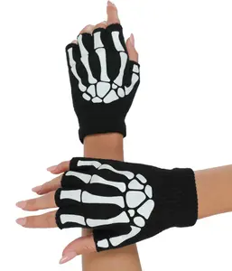 Fingerless Skeleton Gloves Fingerless Skeleton Gloves