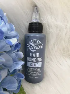 2 Oz 60 ml Black Hair Weft Bonding Glue Hair Weave bond Super Gel