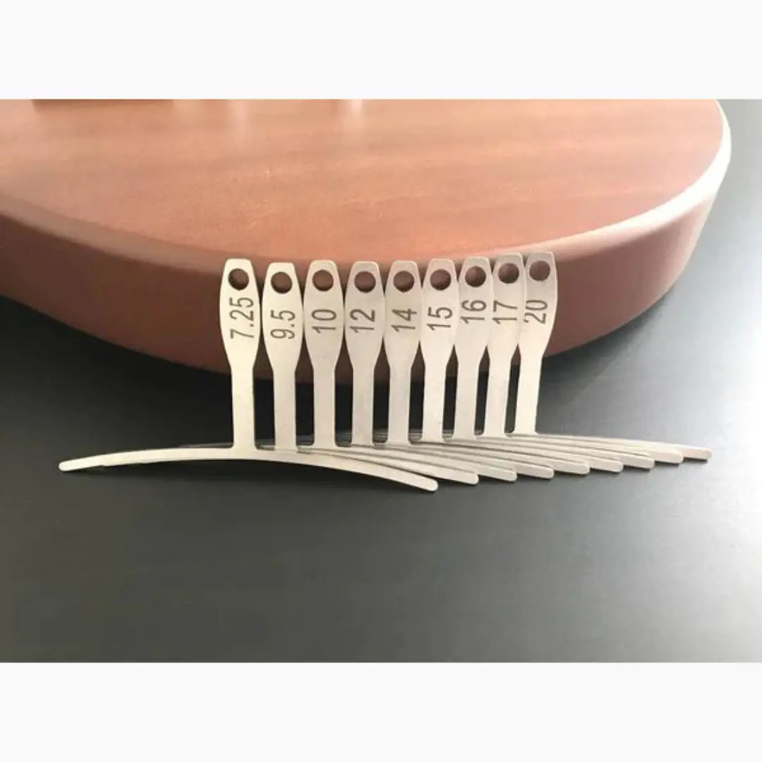 Allparts Understring Fretboard Radius Gauges (9 pcs)