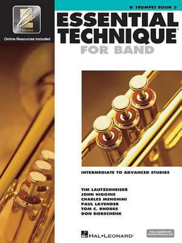 USED Book - Essential Technique for Band with Eei - Intermediate to Advanced Studies - BB Trumpet (Book/Online Audio) by Hal Leonard Corp. (Paperback) - english