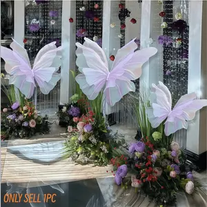 Artificial Flower Butterflies Decorations, Wedding Butterfly Wall Art, Silk Artificial Butterflies, Home Living Room Decoration, Ornaments, Fake Silk Flowers