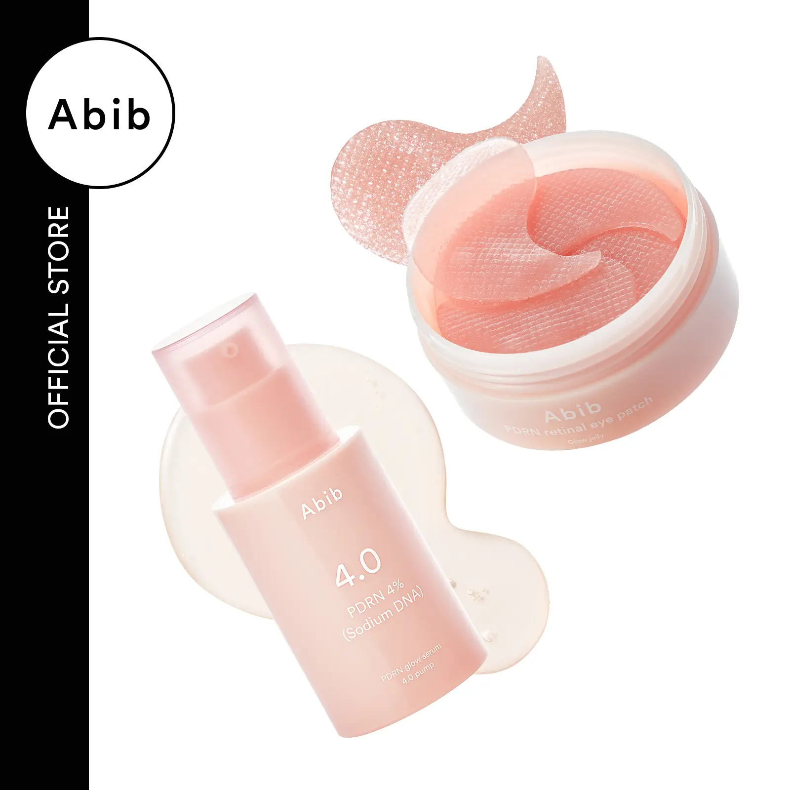 [Abib official] Abib Glow Eye Firming Set l PDRN Serum & Retinal Eye Patch(60 patches) for Bright, Firm-Looking Under Eyes