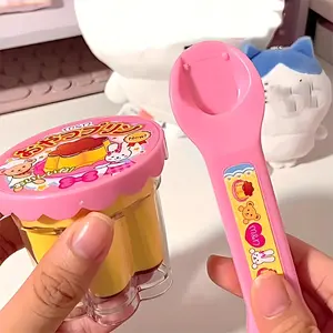 2 sets of pudding feeding toys, jelly strawberry pudding set, Miro children's pretend play toys, holiday gifts, Christmas and Halloween presents