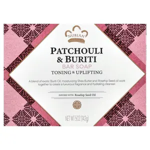 Nubian Heritage Bar Soap, Patchouli & Buriti, 5 oz (142 g)