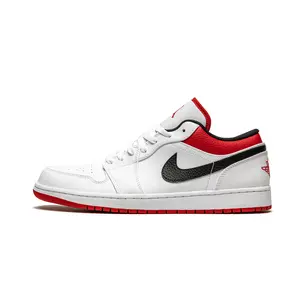 Air Jordan 1 Low "White University Red" 553558 118