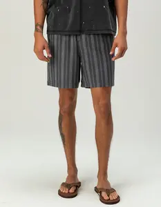 RSQ Mens Stripe Pull On Shorts