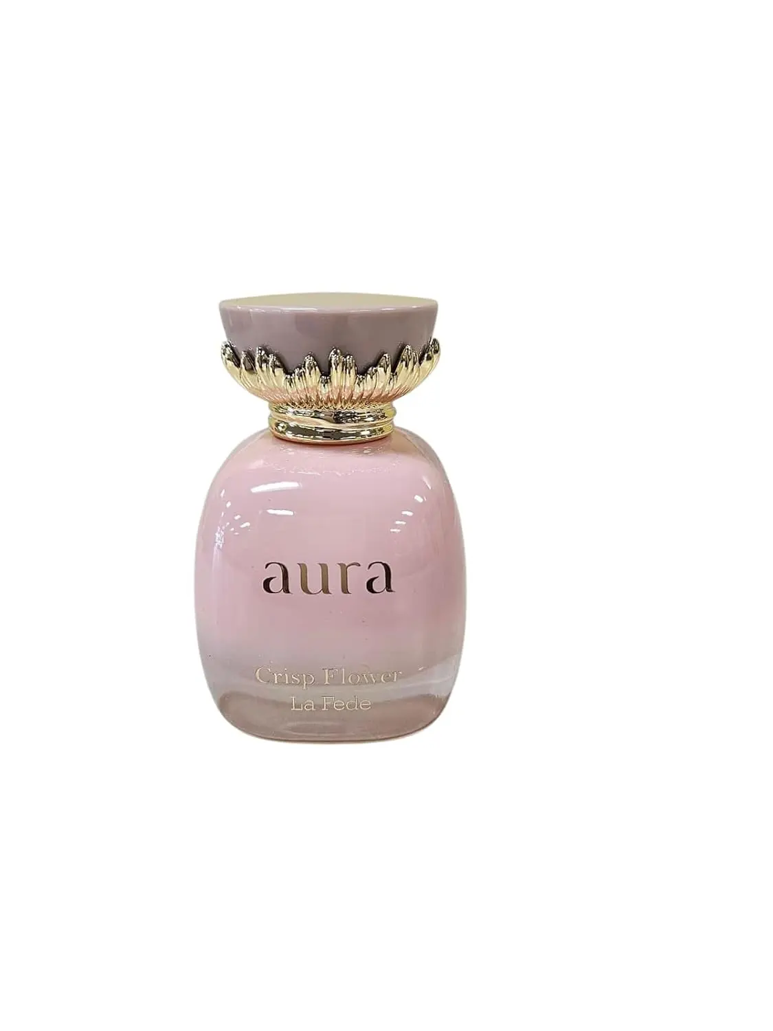 KHADLAJ PERFUMES Aura La Fede Crisp Flower EDP - Women's Youth-Focused, Cruelty-Free, 3-3.9 fl oz Refreshing Floral-Sweet-Fruity Citrus Fragrance with Pear, Bergamot, Peach, Jasmine, Musk, Vanilla (Regular Edition)