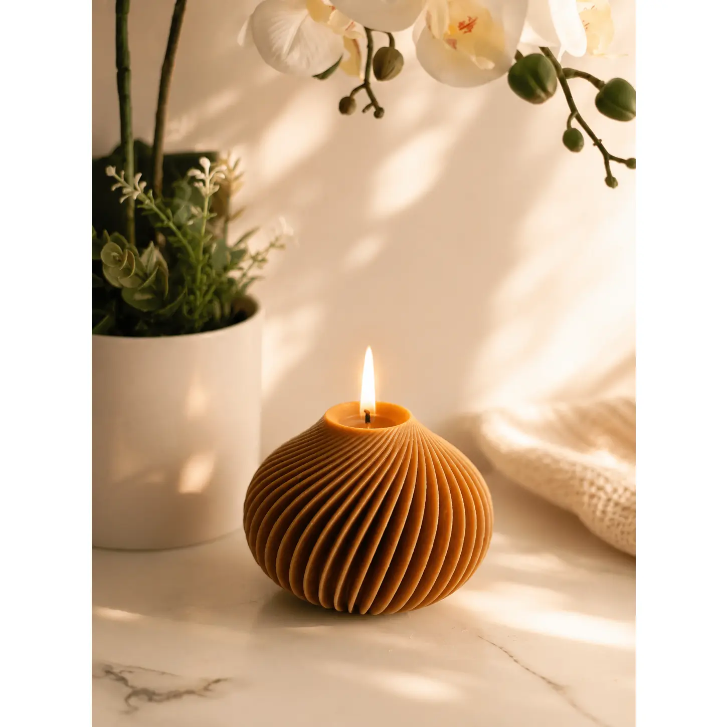 Spiral Ball Candle