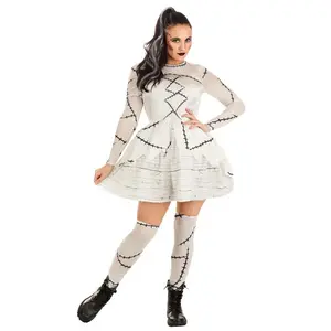 Women's Bride of Frankenstein Costume Dress