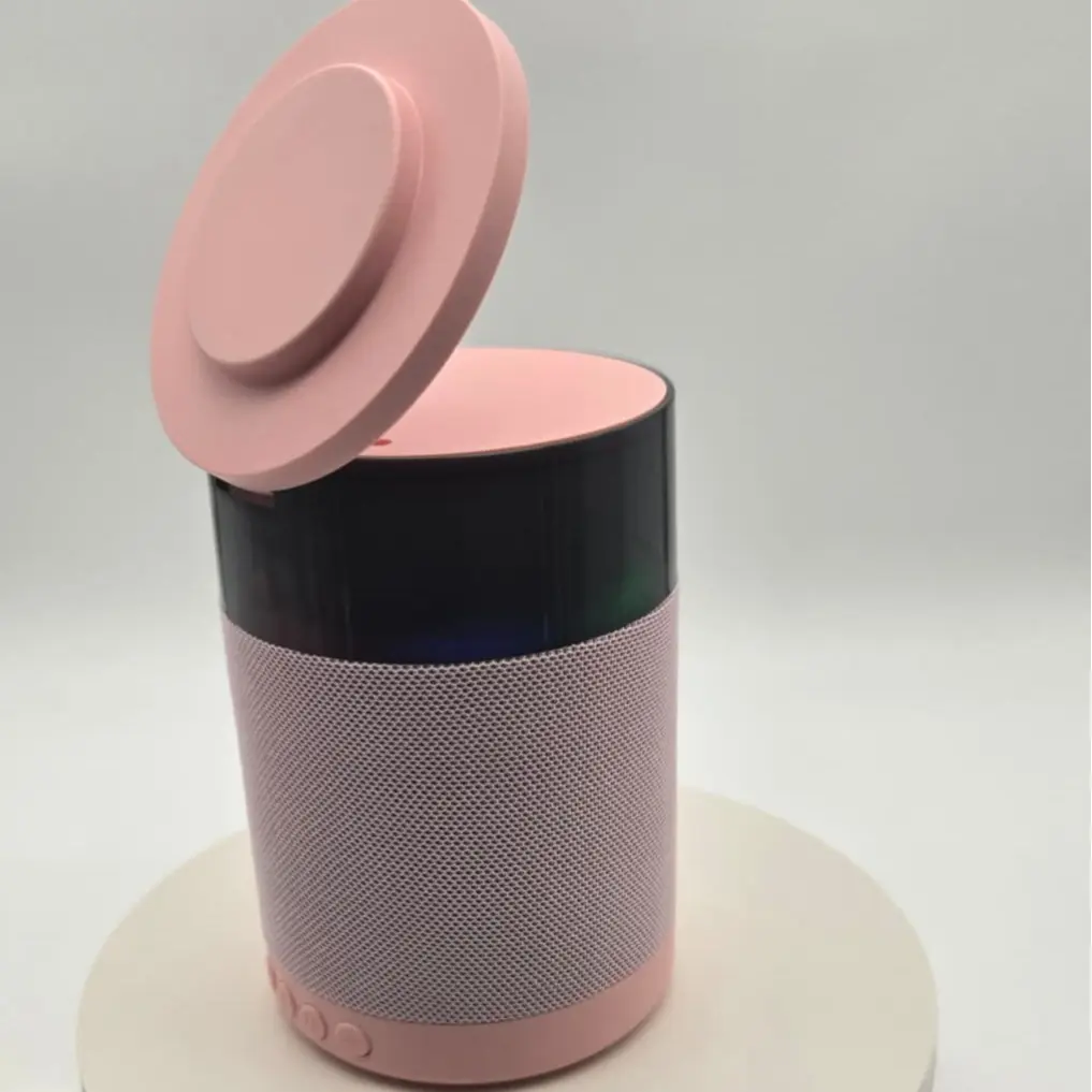Phone Stand Speaker, Multi-Functional Audio Accessory for Smartphones, Compact Hands-Free.