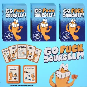 Fun Fish Card Game, Engaging Paper Deck, Perfect for Parties & Gatherings, Unique Gift Idea, Batch Number 001