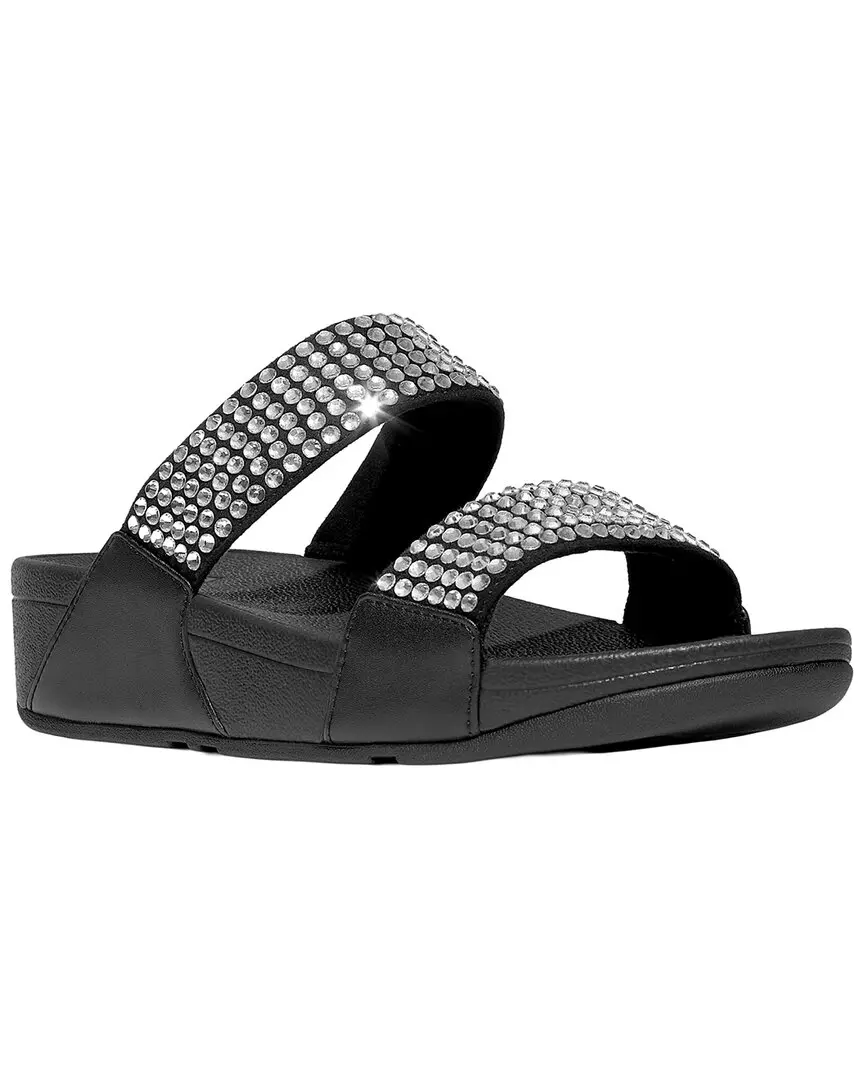 FitFlop Lulu Maxi Crystal Two Bar Slide