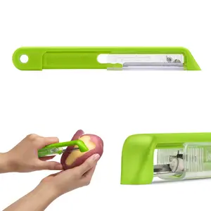 Dreamfarm Sharple Self-Sharpening Vegetable & Food Vertical Speed-Peeler - Green