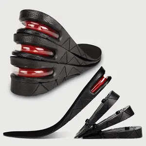 Breathable Height Increasing Insoles, Comfortable Air Cushion Inserts, Unisex Invisible Elevator Shoe Pads, Arch Support