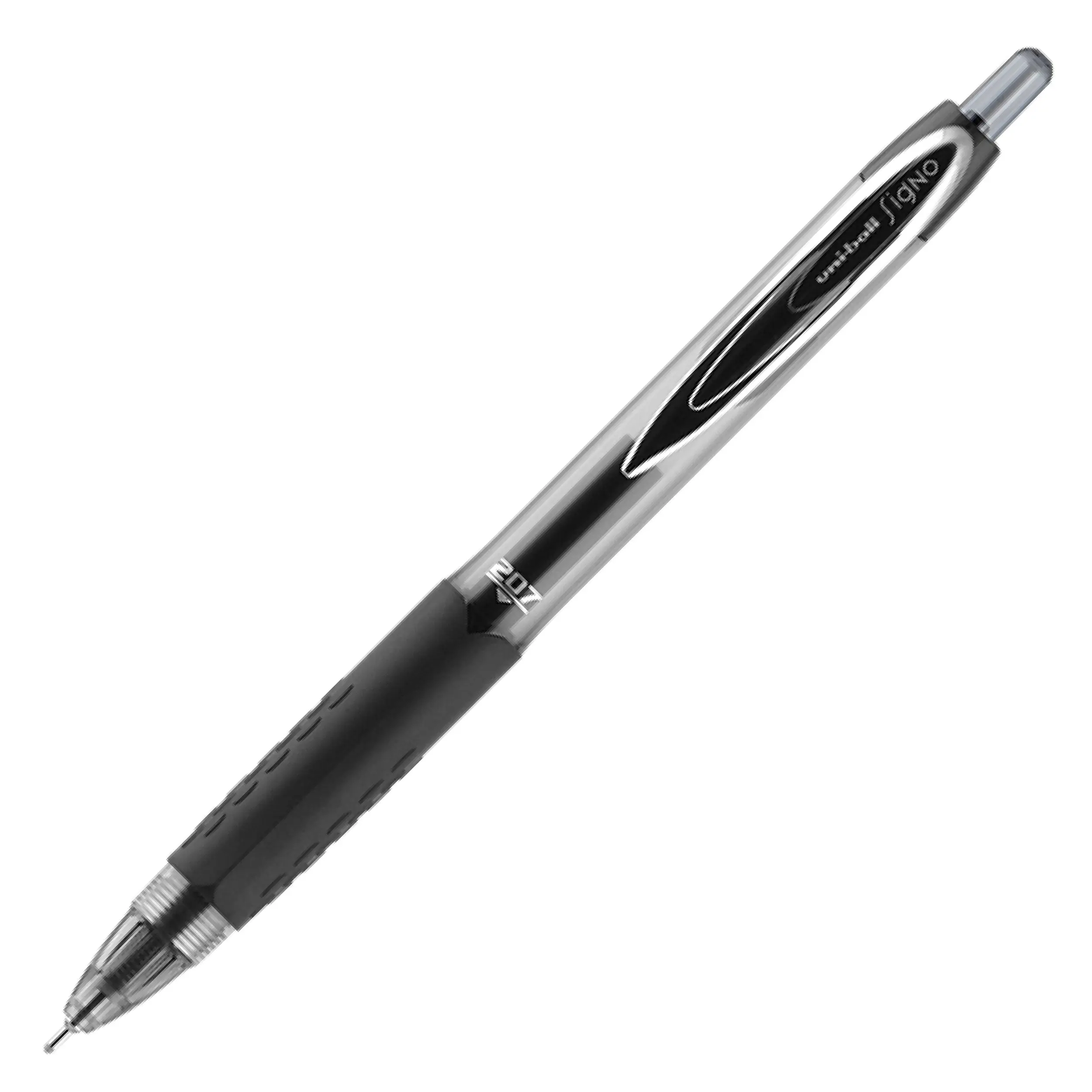 uniball™ 207 Needle Gel Pen - 0.7mm Pens, Archival Ink, Metallic Body, Precise Writing, Vibrant Print Office Stationery Writing Tool, Textured Grip Supports Steady Hand