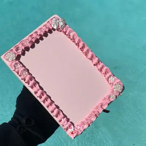 STRAWBERRY CAKE JOURNAL - A5 College Ruled Notebook with Decorative Frame and 312 Pages Hard Cover