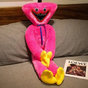 Super Oversized Pink Huggy Wuggy Plush Toy, Poppy Playtime Game Giant Soft Stuffed Doll, Fluffy Comfortable Texture, Perfect Bedroom Decor & Surprise Gift For Fans And Kids