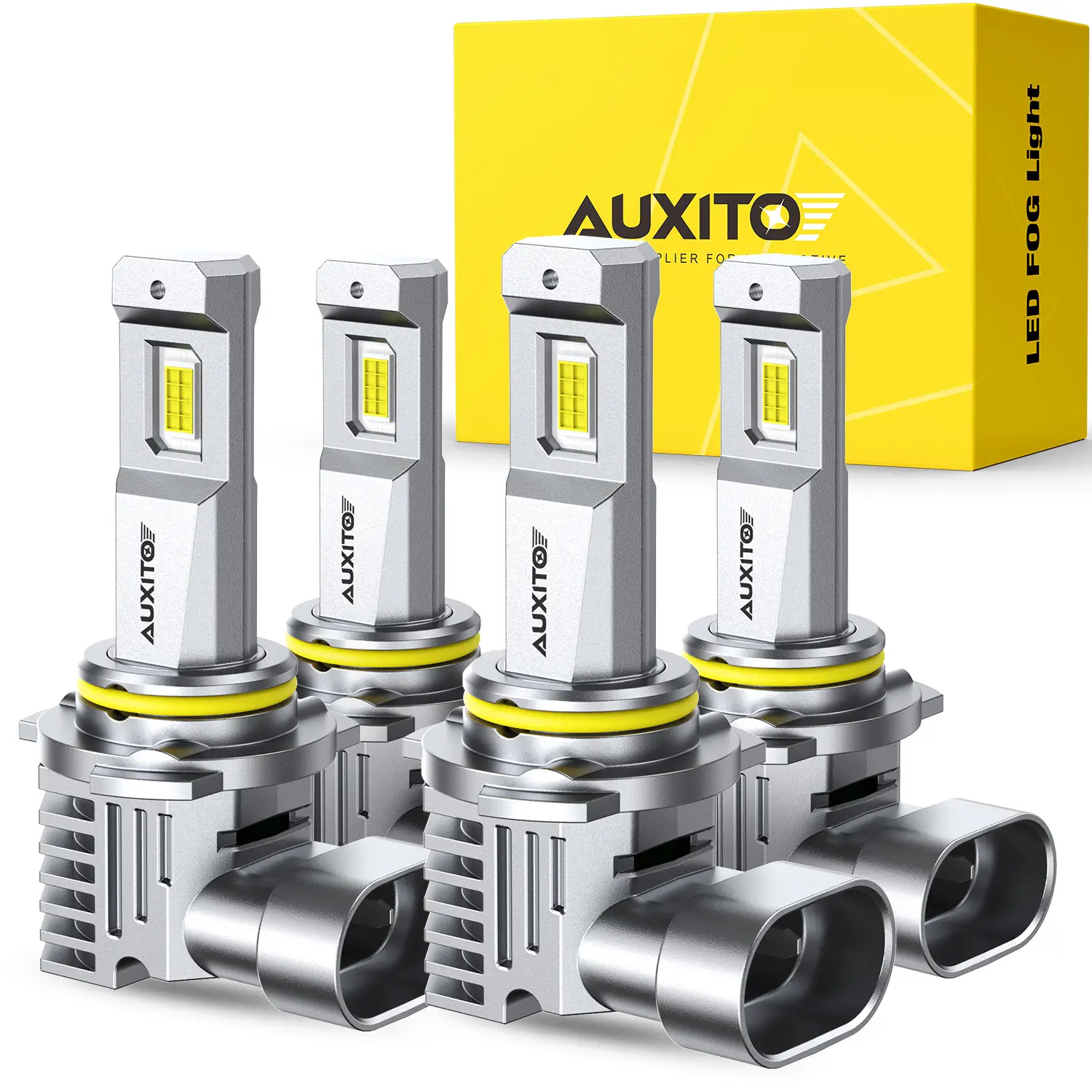 AUXITO 1992-2007 Honda Accord - 9005 High Beam+9006 Low Beam LED Headlight Bulbs, 30000LM 6500K Cool White, Plug and Play Replacement