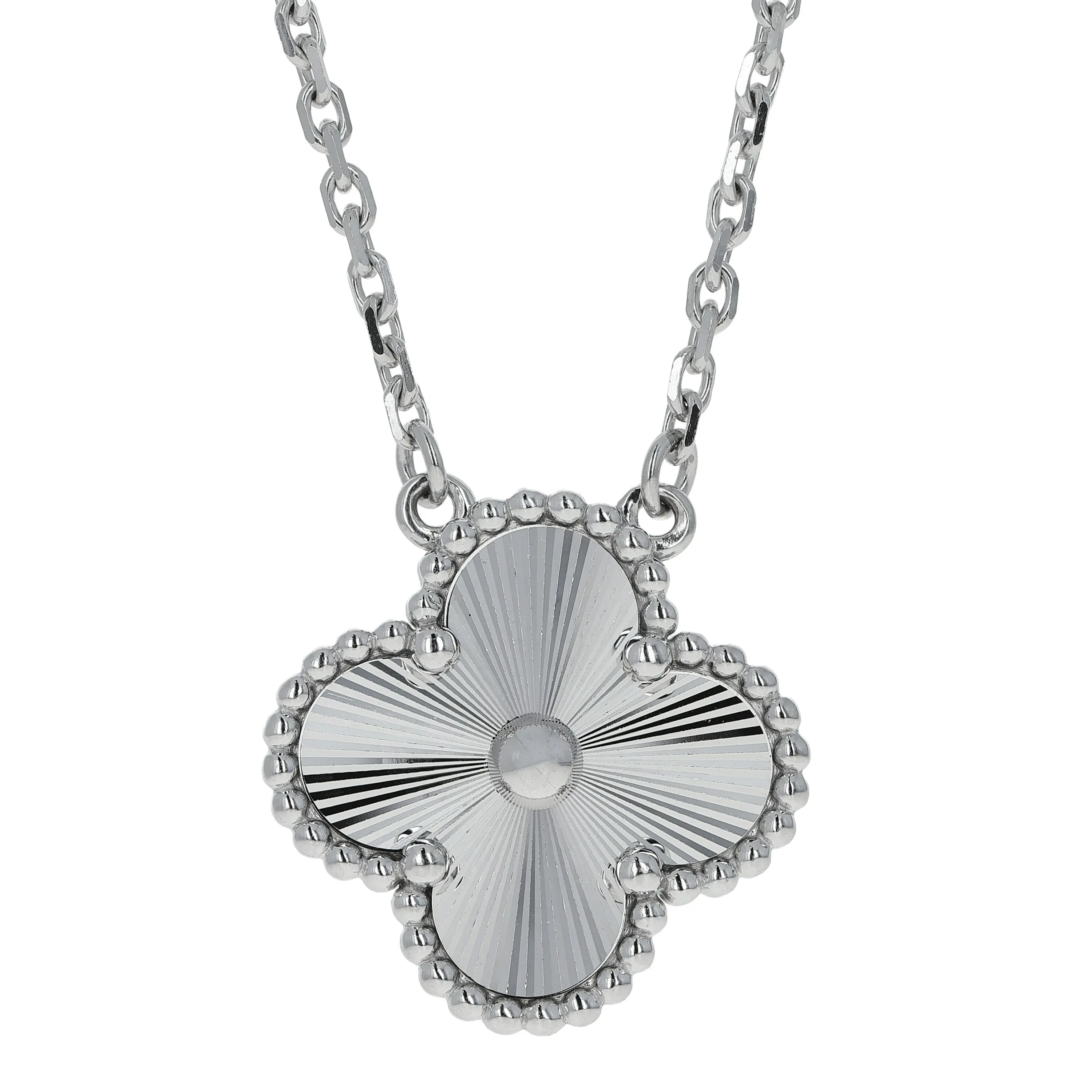 Pre-owned Van Cleef & Arpels Vintage Alhambra Pendant Necklace