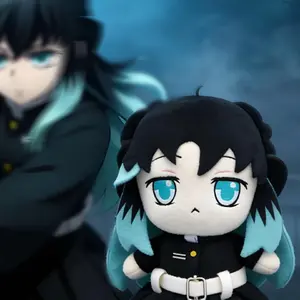 *NEW IN STOCK 26cm Demons Slayer Tokitou Muichiro Plush Toys Cute Soft Stuffed Home Room Decor Dolls For Birthday Christmas Gift