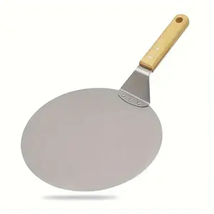 Stainless Steel Pizza Spatula with Wooden Handle, Pizza Turner, Pasta & Pizza Utensils, Kitchen Utensils & Gadgets