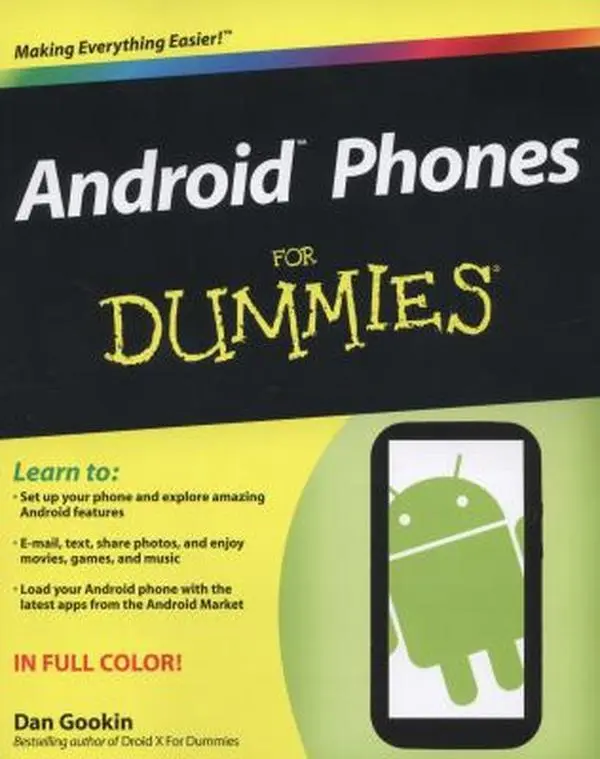 USED Book - Android Phones for Dummies by Dan Gookin (Paperback) - english