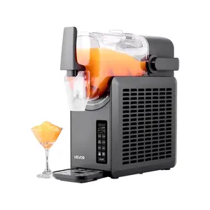 summervibes No-Ice Frozen Drink, Ice Cream & Frozen Yogurt Maker, 2.6L/88oz Home Slushie Machine, 5 Preset Programs, Self-Cleaning Tool for Margaritas, Frapps
