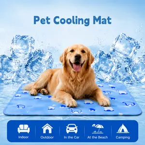 Pet Cooling Mat | Eco-Friendly Cooling Pad Designed Exclusively for Pets | Creates a Refreshing Summer Environment | Ideal for Cat Beds & Pet Houses | Suitable for Airline Carriers, Car Trunks