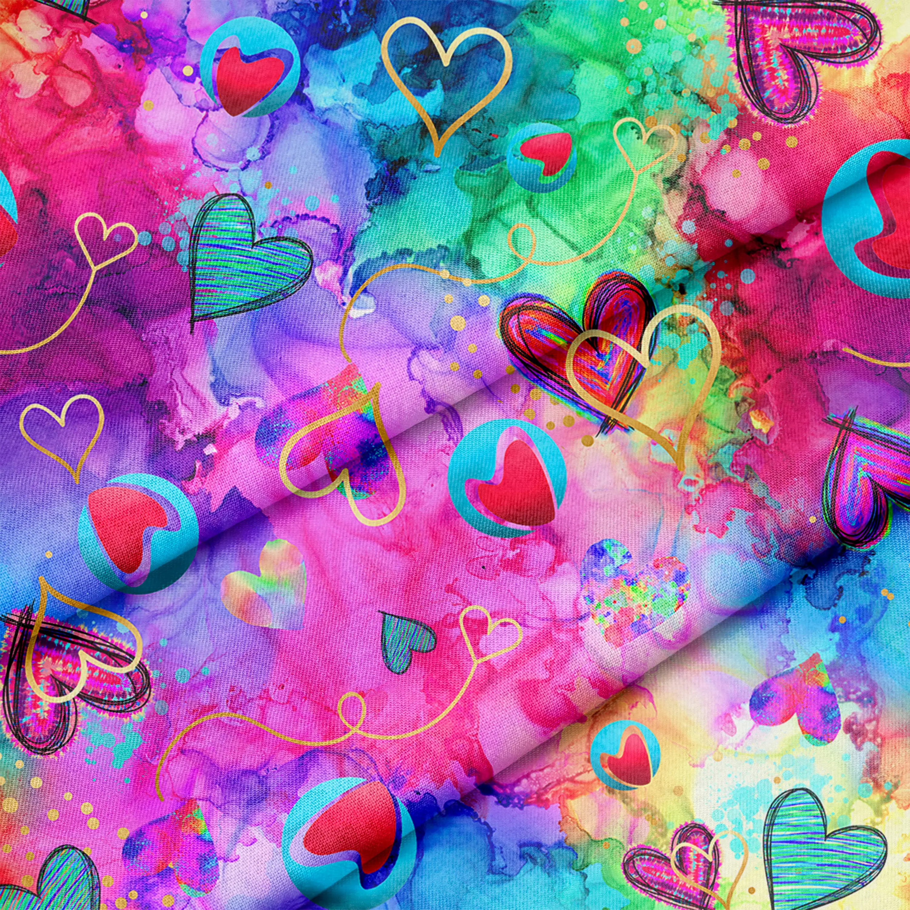 Hearts Desire – 100% Quilting Cotton Fabric by the Yard