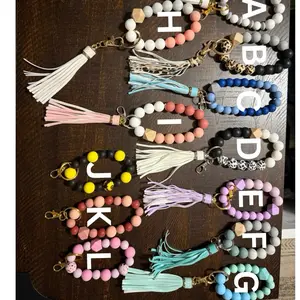 Homemade Keychains - Personalized Leopard Print & Beads Unique Gift for Friends & Family High-Quality Materials