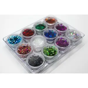 Holographic Star Shaped Glitter Set