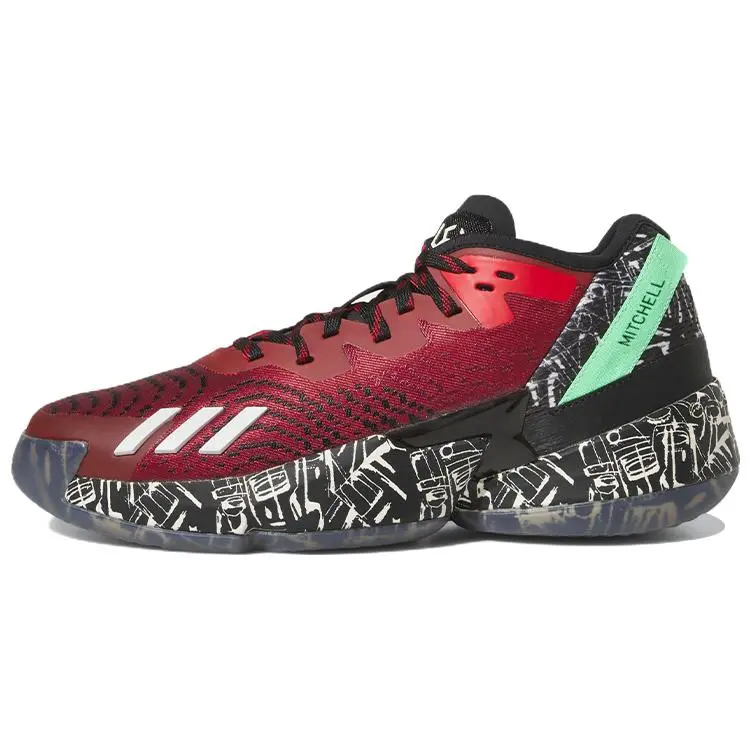 Adidas D.o.n. Issue 4 Chinese New Year' Versatile Comfort Lightweight Low Top Basketball Shoes Unisex IF2162