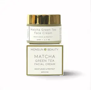 Matcha Green Tea Face Cream - 100g - Refreshing Face Cream for Hydration and Skin Care Nourishing Hydrating Hydrate Moisturizing Radiant Moisture Moisturizer