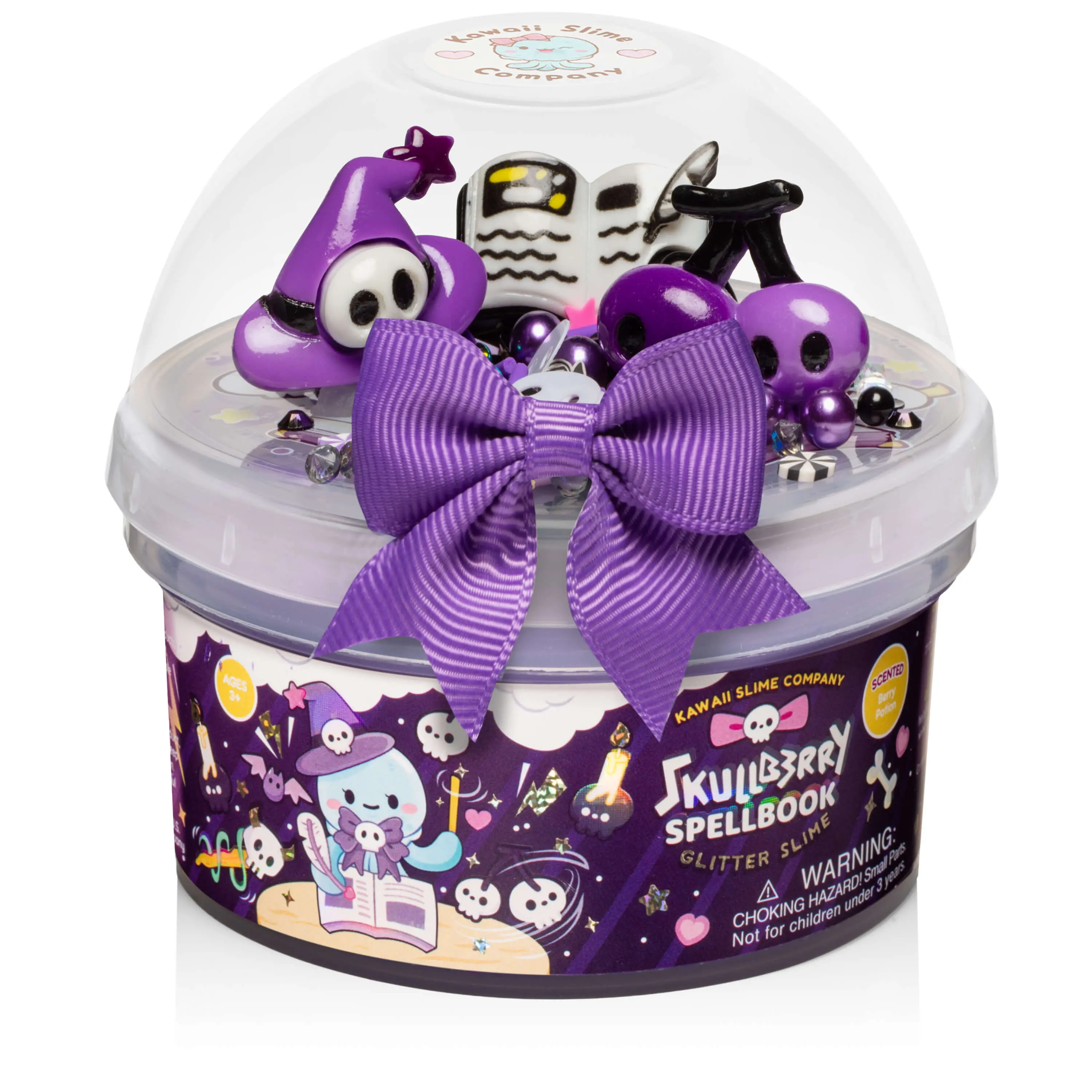 Skullberry Spellbook Glitter Signature Dome™ Slime