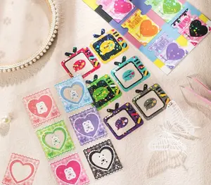 Photo Frame Sticker - Assorted Colorful Stickers with Various Designs and Shapes