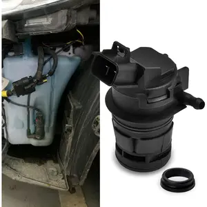 Windshield Washer Pump, Washer Fluid Pump, Windshield Front Washer Fluid Wiper Pump Sprayer with Rubber Grommet Replacement for Mazda Honda Nissan Lexus, Replaces OEM # 85330-AE010 85330-21010