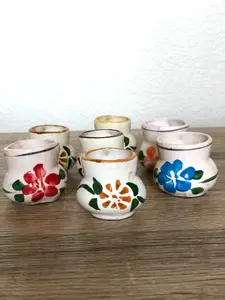 Small Mexican Mug Flower - Floral Design
