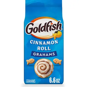 Grahams Cinnamon Roll Baked Snack Crackers, 6.6 Oz Bag