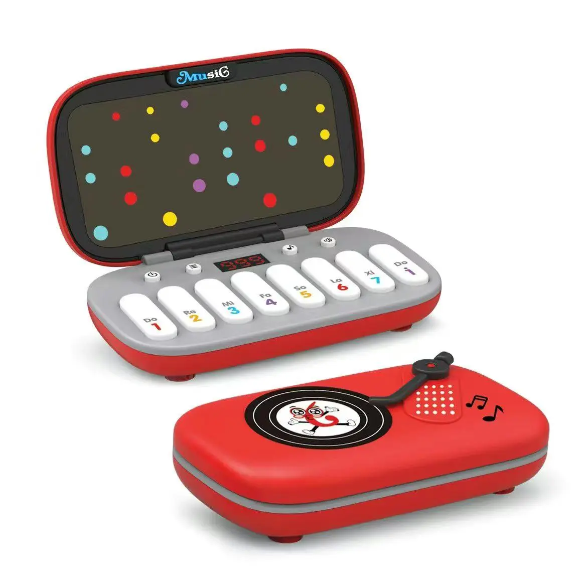 New Rhythm Master Music Game Machine, 7 Modes, Portable Pocket Piano, Kids Electronic Piano, Toddler Piano, Educational Toy, Cognitive Development, Ideal Birthday Gift