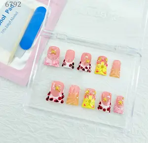 .DP.6792.Duckbill French Carved Wearable Nails