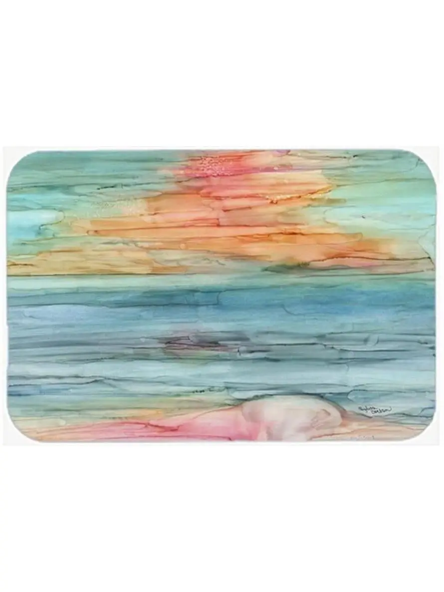 Abstract Rainbow Artistic Print Tempered Glass Cutting Board - Large Rectangular, Heat-Resistant, Non-Slip Countertop Chopping Board for Household Use