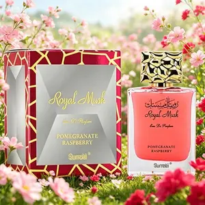 Surrati Royal Musk Pomegranate Raspberry Perfume - Exotic Fruity Musk Fragrance 3.4oz huk