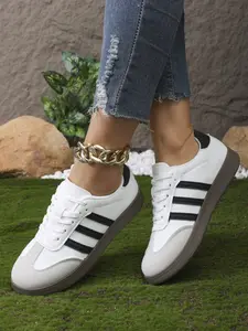 Women's Casual Textile Sneakers, All-Season Comfortable Rubber Sole Shoes, Breathable Anti-Slip Design, Perfect for Daily Wear & Travel, Plain Color Sneakers, Solid Color Sneakers, Minimalist Sneakers
