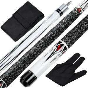 Pool Cue Stick - 58 inch Maple Billiard Pool Stick, 19/20/21 oz 1/2 Maple Pool Cue Stick Kit, 2- Billiard Pool Cue Stick