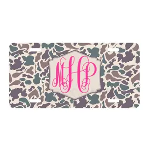 Custom Front License Plate, Monogrammed License Plate, Personalized Car Accessories, Gifts for Her