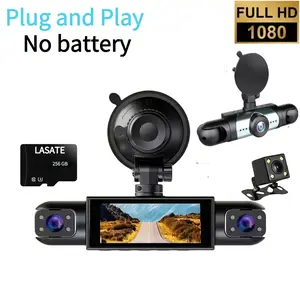 4 Channel  Car Dash Cam,  Plug and Play（No battery）1080P Car DVR ，3.16 Inch， Car DVR Hd Screen Front Rear Left And Right dashcam summerwins