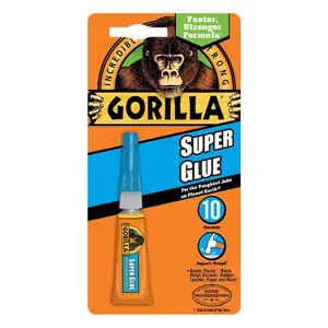 The Gorilla Glue 7900102 3 Gram Gorilla Super Glue