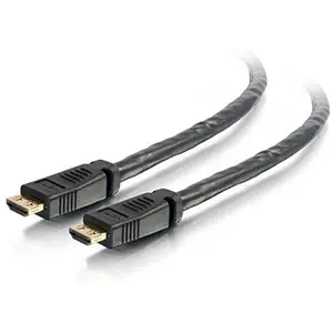 C2G 42528 15ft Gripping HDMI Audio Cable - CL2P Plenum Rated, TAA Compliant, Ideal for Meeting Room Audio-Video Accessories, Electronics Equipment